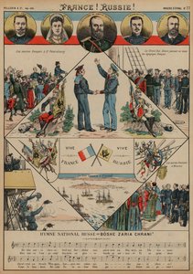 Alliance between France and Russia by French School