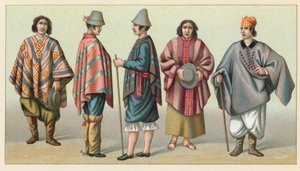 America Costume by French School