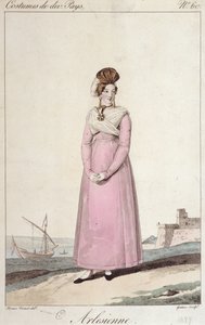 An Arlesienne - engraving by French School