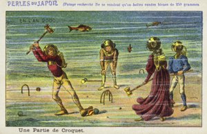 An Underwater Game of Croquet in the Year 2000 by French School