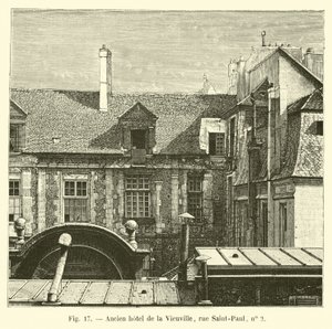 Old Hotel de la Vieuville, Rue Saint-Paul, No. 2 by French School