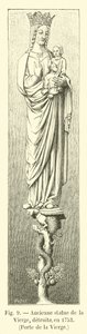 Former Statue of the Virgin, Destroyed in 1753, Door of the Virgin by French School