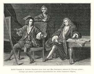 Andre Campra and Antoine Danchet, with their friend Bon Boulogne, authors of 