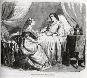 Anne Ninon de Lenclos by French School