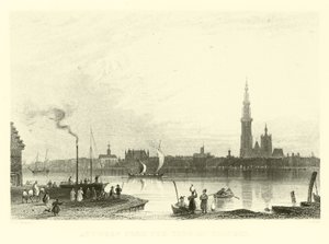 Antwerp from the Tête de Flandre by French School