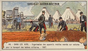 Apparatus for Transporting Military Balloons by Road by French School