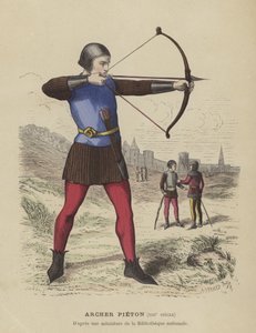 Archer, 13th Century by French School