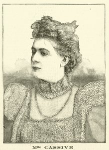 Armande Cassive, French Actress (engraving) by French School