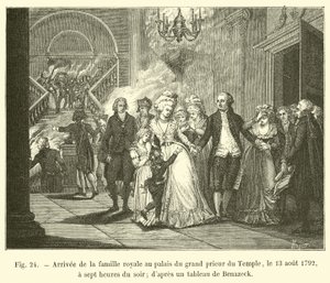 Arrival of the royal family at the Grand Prior
