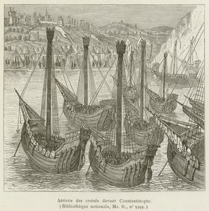 Arrival of the Crusaders before Constantinople (engraving)
