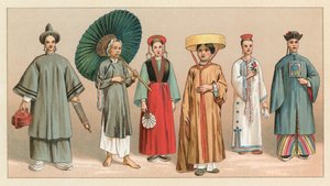 Asia Costume by French School