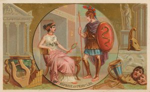 Aspasia and Pericles by French School