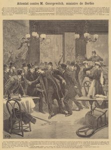 Assassination attempt against the Minister Plenipotentiary of the Kingdom of Serbia to France in Paris by French School