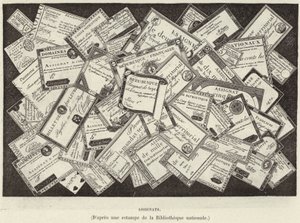 Assignats, currency of the French Revolution by French School