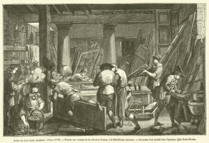 Workshop of Mr. Jadot, Carpenter, in Paris by French School