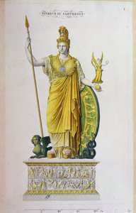 Athena Parthenos, statue from the Parthenon, Athens