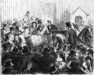 Attack on Queen Victoria by French School
