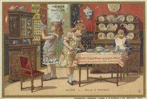 Au Bon Marche cards featuring children