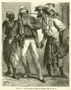 In Morocco (engraving) by French School