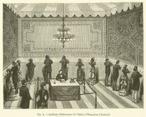 Telephone Auditions of the Opera at the Electricity Exhibition