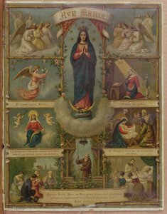 Ave Maria Prayer Card