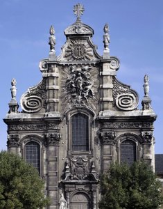 Baroque Architecture: Facade of the Church of the Jesuites (Current Museum of Sacred Art) (1692). Cambrai, North by French School