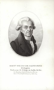 Barthélemy Faujas de Saint-Fond by French School