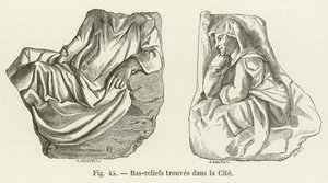 Bas-reliefs found in the City