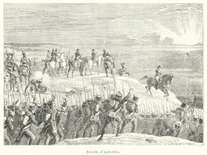 Battle of Austerlitz (engraving) by French School