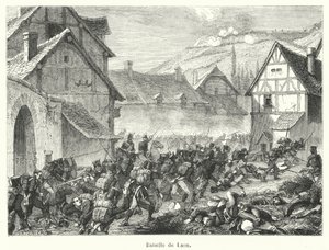 Battle of Laon (engraving) by French School