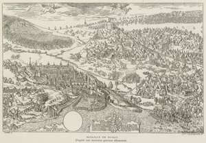 Battle of Morat (engraving) by French School
