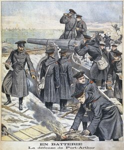 Battery, defence of Port Arthur by French School