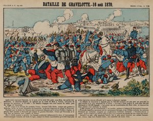 Battle of Gravelotte, Franco-Prussian War by French School