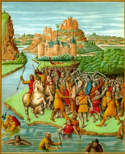 Battle of Jonathan Against Baccide by French School