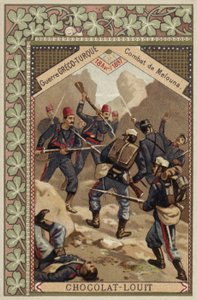 Battle of Melouna, Greco-Turkish War, 18 April 1897 by French School