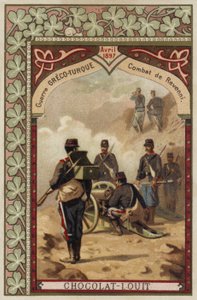 Battle of Revenni, Greco-Turkish War, April 1897 by French School