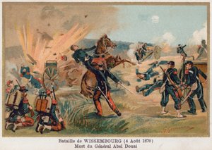 Battle of Wissembourg, The Death of General Douay by French School