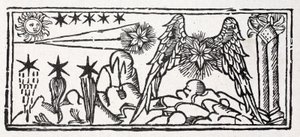 Bearded Stars, a Shooting Star, Tail of a Comet, a Long-Haired Star, a Pinned Down Star by French School