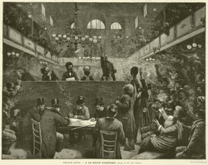 Fine Arts, At the Graffard Hall, Painting by M Jean Beraud by French School