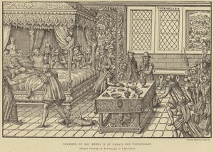Bedchamber of King Henry II of France, Palais des Tournelles, Paris, 16th Century by French School