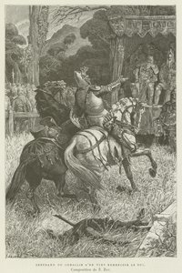 Bertrand du Guesclin Came to Thank the Duke by French School