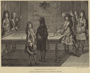 Billiard table of King Louis XIV of France