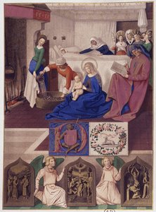 Birth of Saint John the Baptist (interior), after painting France 15th century by French School