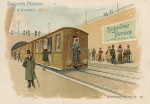 Biscuits Pernot Trade Card by French School