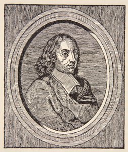 Blaise Pascal, Illustration from Histoire de la Nation Francaise, Sciences, Volumes I & II, by Gabriel Hanotaux, 1924 by French School