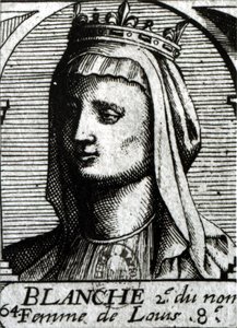 Blanche de Castille, Queen of France by French School