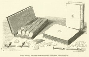 Box-Catalog, New System in Use at the Sainte-Genevieve Library by French School