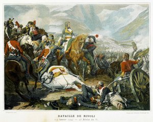 Bonaparte after his victory over the Austrians at the Battle of Rivoli on January 14