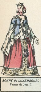 Bonne of Luxembourg, Wife of John II by French School