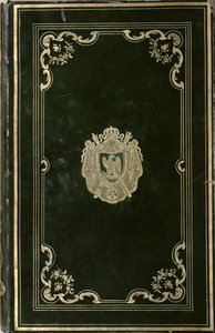 Book binding with the coat of arms of Napoleon Bonaparte by French School